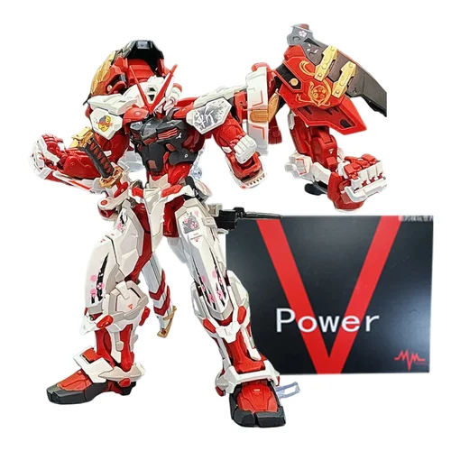 Mjh Hirm 1/100 Mbf-P02 Astray 레드 프레임 구동 레드 조립 모델 고품질 소장 로봇 키트 모델 어린이 선물