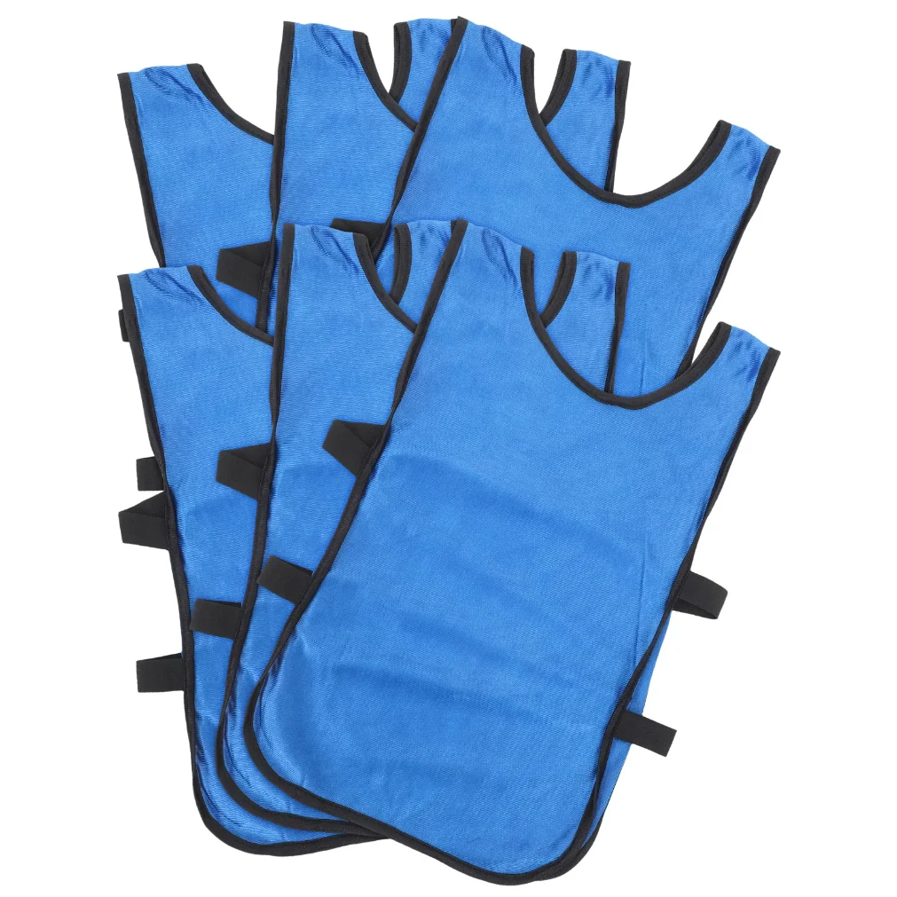6 pezzi gilet da allenamento calcio attrezzatura pratica per bambini pinnies sport giovanili basket gilet da calcio gilet da allenamento uniforme della squadra