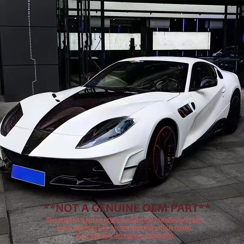 For Ferrari 812 MSY Style Full Body Kit Front Bumper Rear Bumper Hood Side Skirt Exterior Modification Parts
