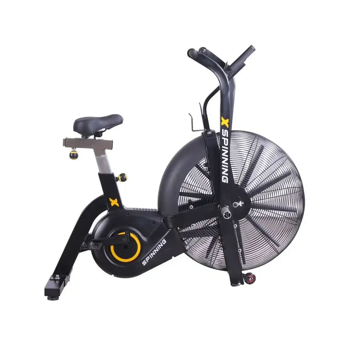 

Air bike Fitness Machine cross fitness Spin Bike Exercise Folding Indoor Body Building Home fan Static Bicycle Sports Green