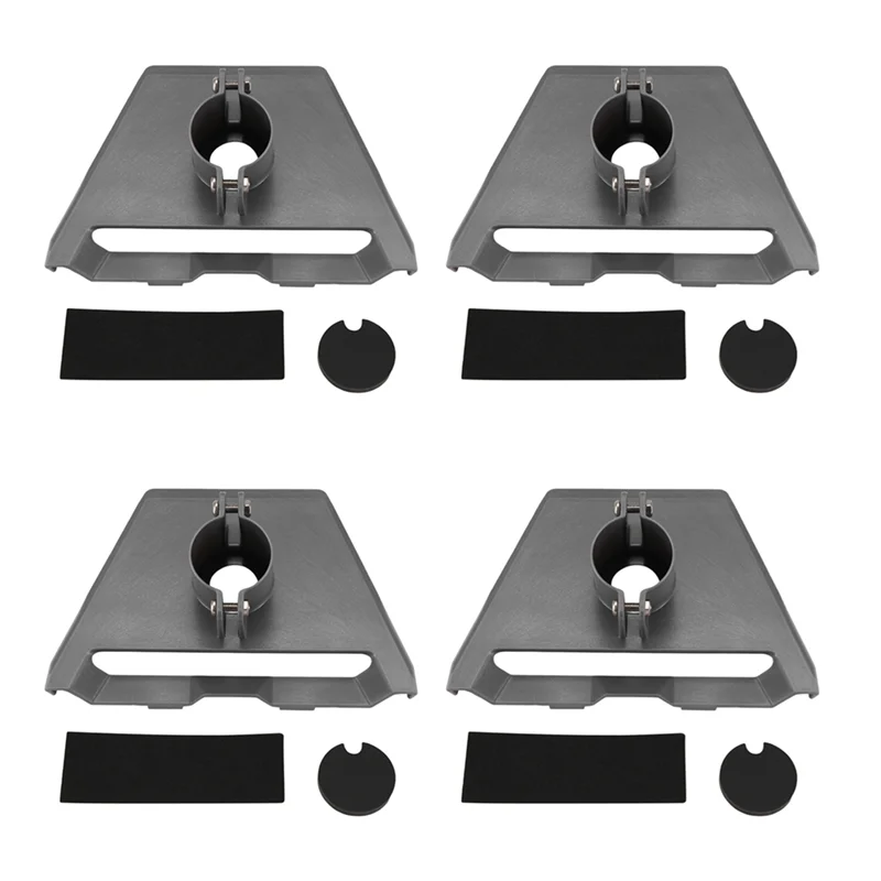 AS95-4X Per Starlink Gen 3 Adattatore per tubi Adattatore per tubo tondo Staffa di montaggio su palo per Starlink V3 Piastra per montaggio sul tetto Accessori