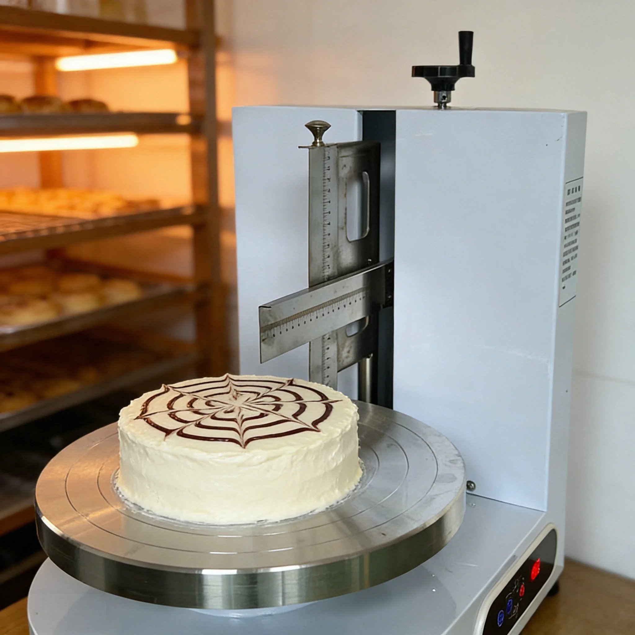 Cake Depositor Machine (Turntable) Automatic  Fast Precise For Bakery & Home Use