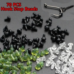 70 Carp Fishing Accessories Hook Stop Beads Hair Rig Bait Screws Swivel Rings Stoppers For Carp Coarse Terminal Tackle Fixator