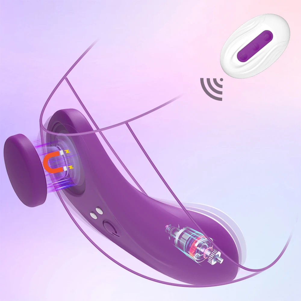 Remote Control Vibrator For Women Panties Vibrator With Magnetic Clip Multiple Stimulation Vibrating Waterproof Wearable Sex Toy