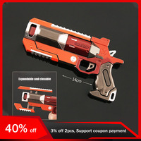 14cm Apex Wingman Expandable and Closable Judgment By Fire Alloy Weapon Model Game Peripherals Gifts Toy Gun Collection Figure