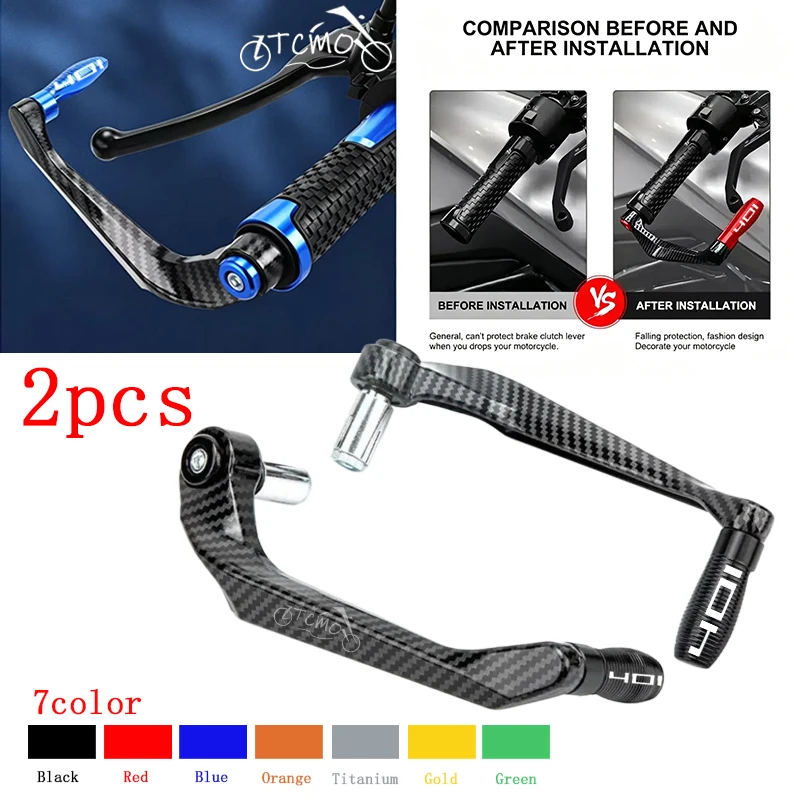 Motorcycle CNC Handlebar Handguard Brake Clutch Levers Hand Guard Protector For Husqvarna 401 Svartpilen 401 2018-2025