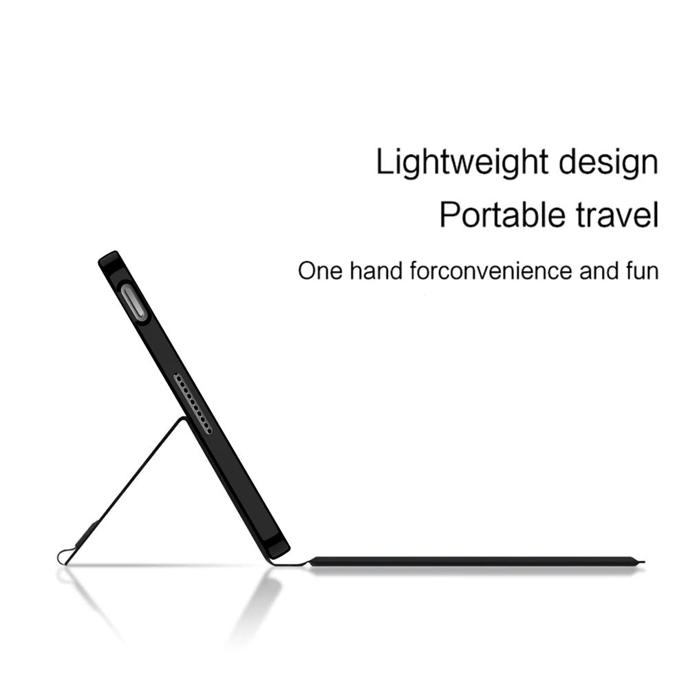 TouchPad Keyboard Case For ZTE Nubia RedMagic Astra 2 /Tablet 5 Pro 9.06 Inch Gaming Tablet Smart Backlight Keyboard Cover Folio view 4