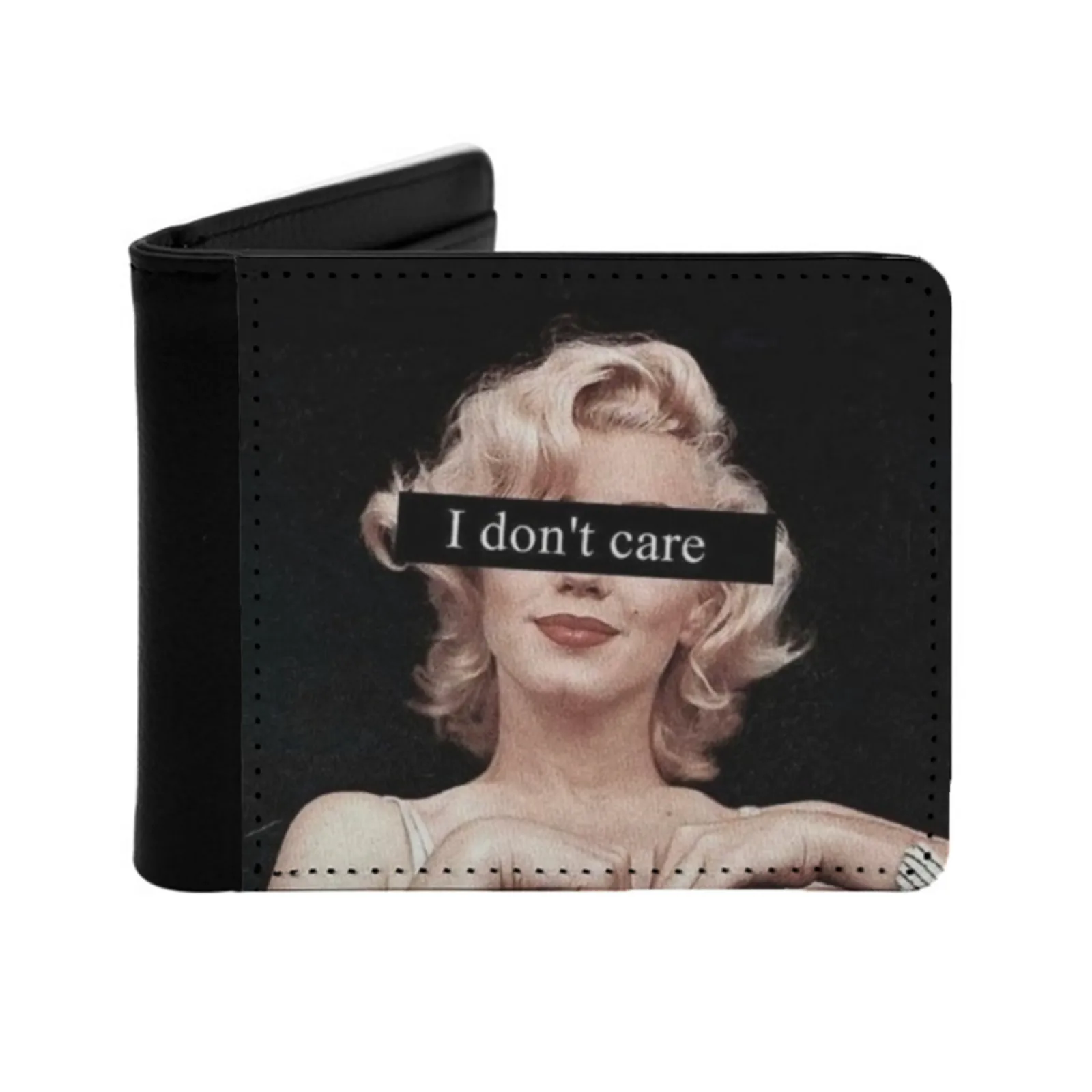 

Marilyn Monroe Case Short Men's Wallet Multifunction Purse Male Pu Leather Wallet Marilyn Monroe Case Aesthetic Black Idontcare