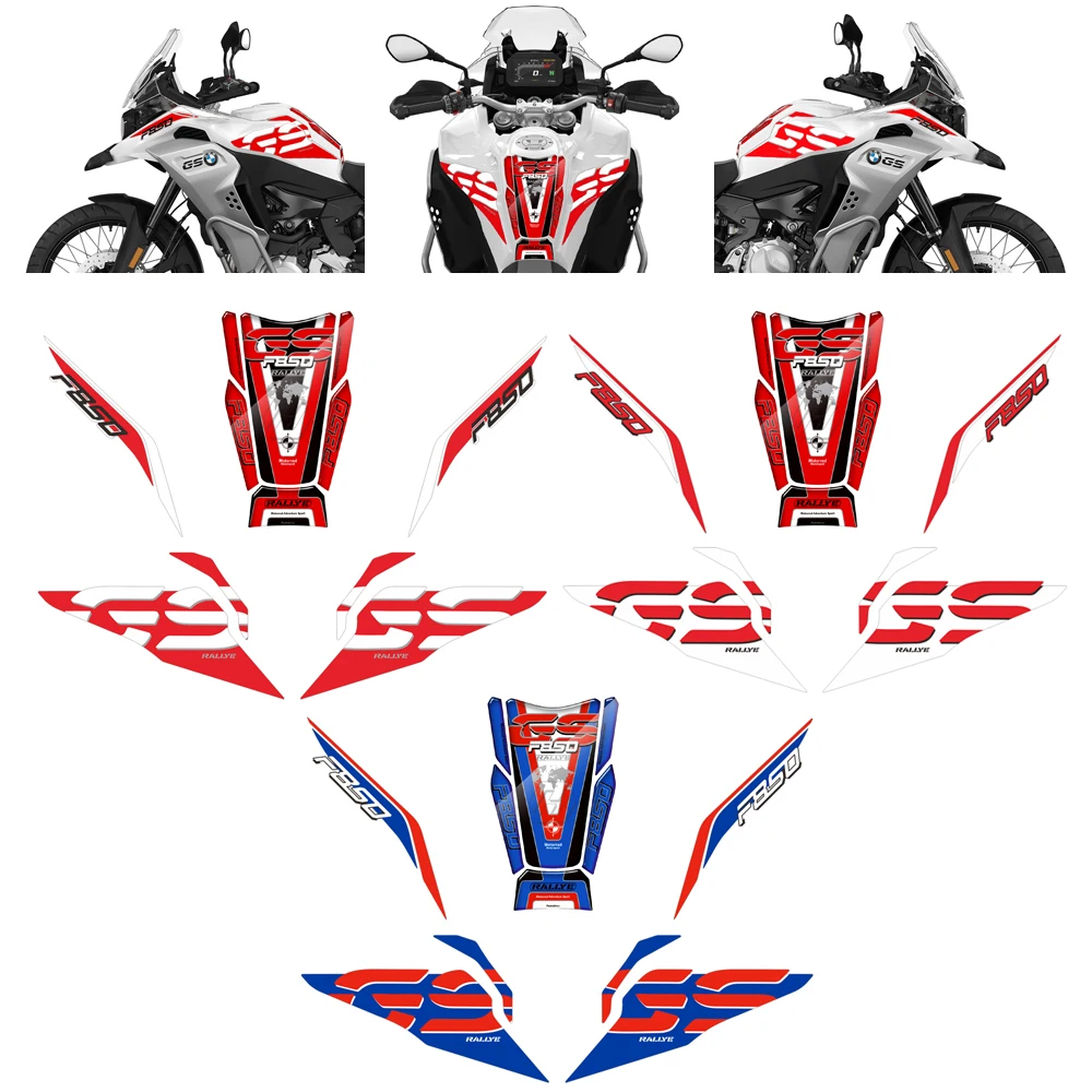 

Motorcycle Fairing Sticker Kit Case for BMW F850GS Adventure Edition Decals Back Tank Sticker 2019-2022