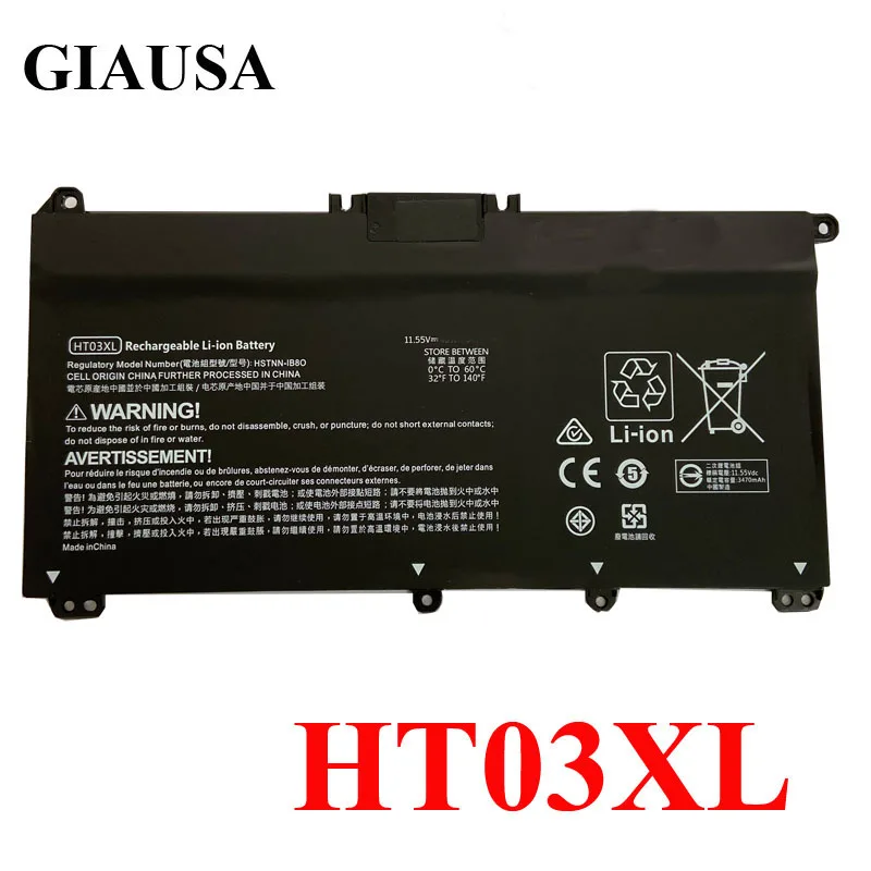 HT03XL HT03 Battery for HP Pavilion 14-CE0001LA Pavilion 14-CE0014TU Pavilion 14-CE0010CA  HSTNN-LB8L L11421-421