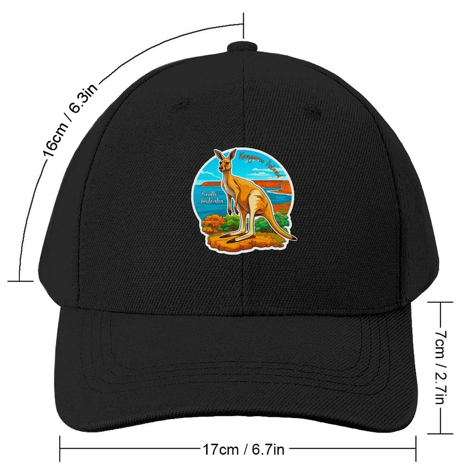 Kangaroo Island Australia Baseball Cap Snapback Cap Ball Cap Trucker Hat Beach Bag Women Hats Men's