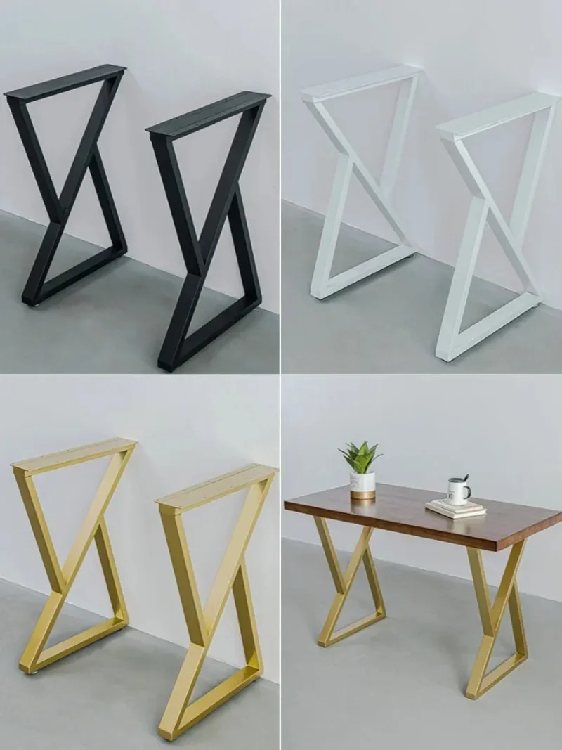 

Bar table leg support large dining table desk conference desk computer rock base gold support feet