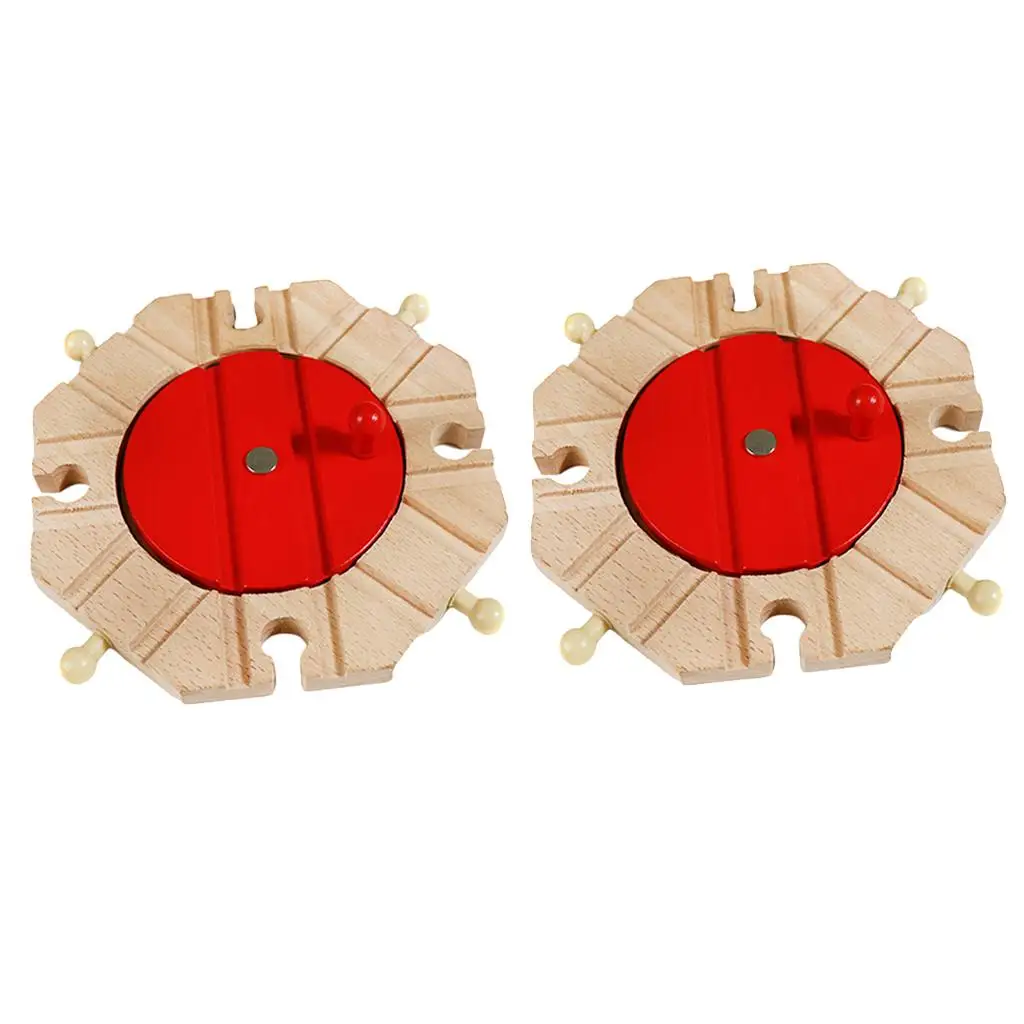Wooden Trains Track Kits Preschool Wooden Educational Toys for Kids Train Building Activity