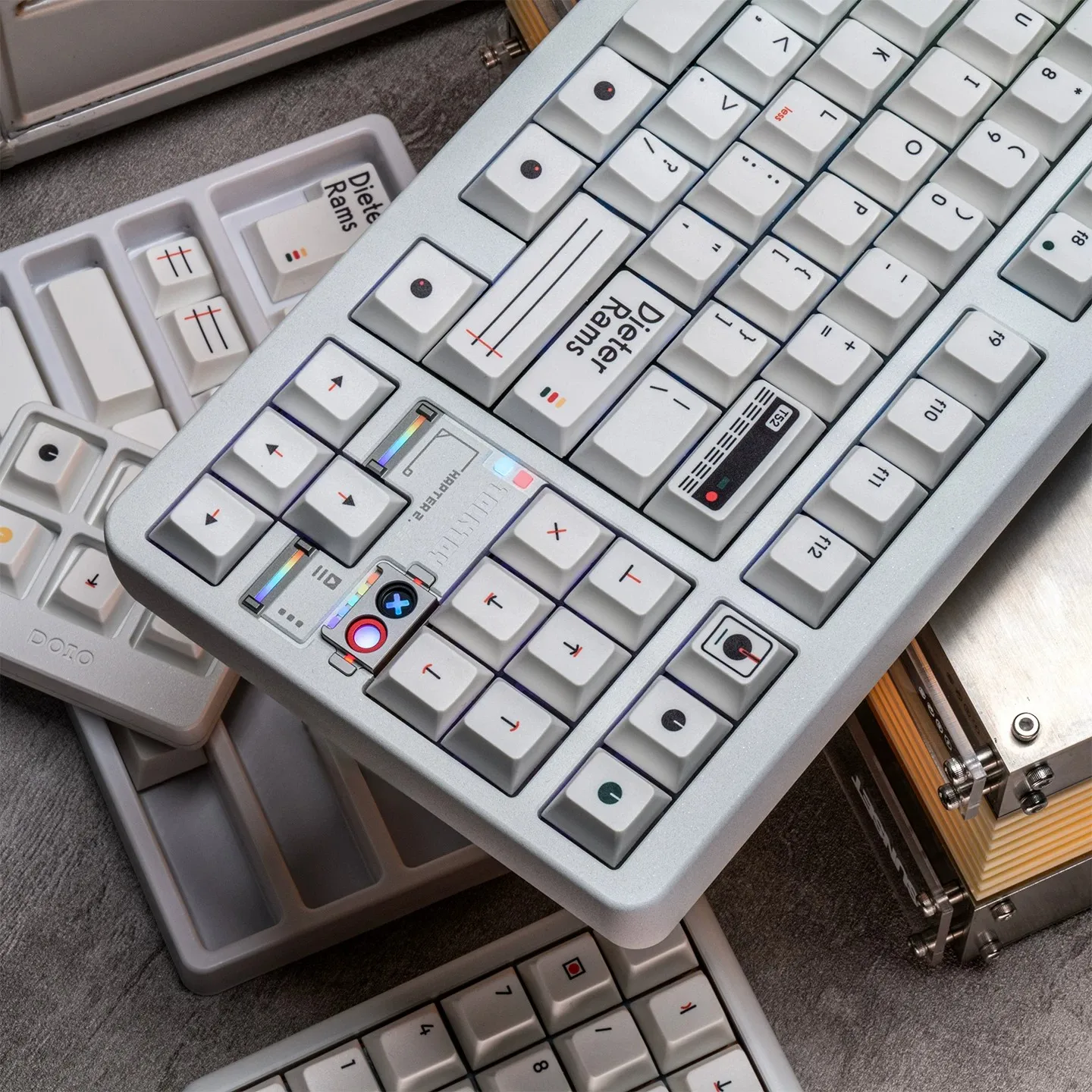 144 Keys Dieters White Keycaps PBT Cherry Profile Dye Sublimation Keycaps For Apple MAC Mechanical Gaming Keyboard Keycaps view 6