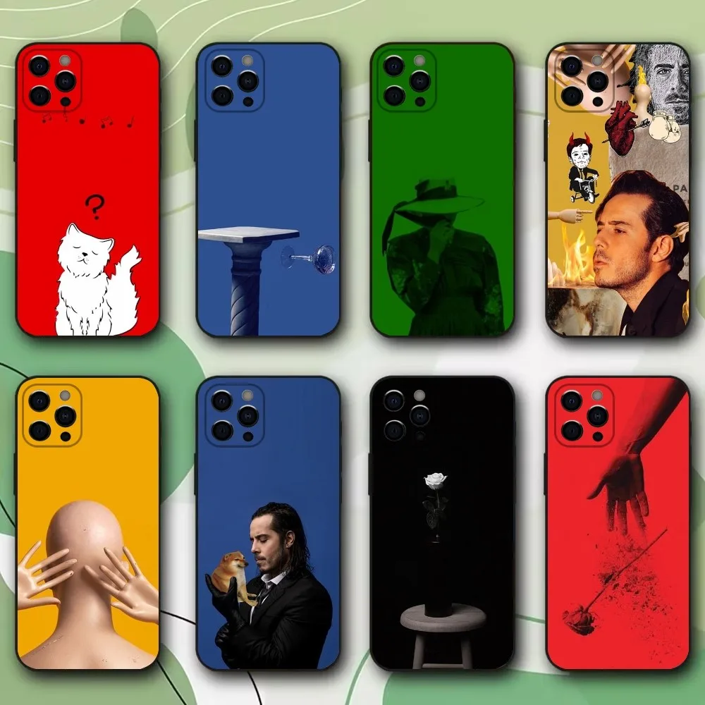 

Singer Jose M-Madero Phone Case For Apple iPhone 15,14,13,12,11,Pro,X,XS,Max,XR,Plus,Mini Soft Black Cover