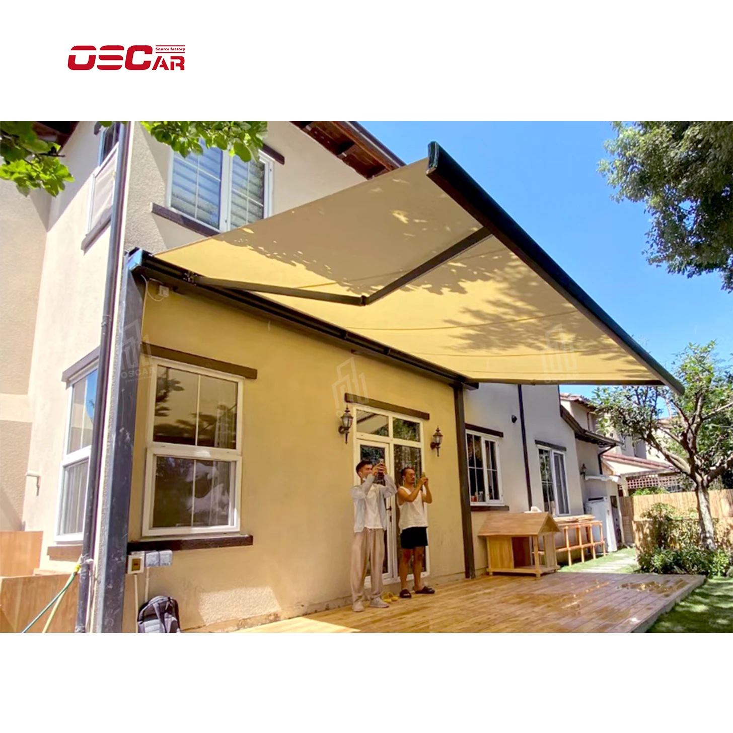 

China manufacturer Lucheng Luxury Full Cassette Awning with customized OEM ODM