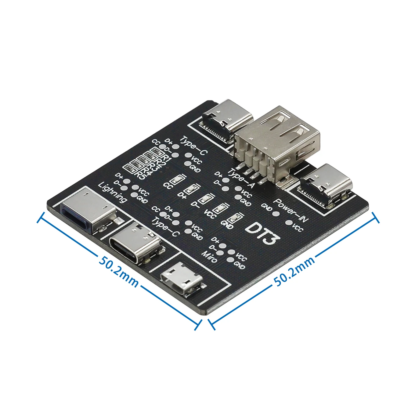 Data Line Detection Board DT3 Type-c Interface Fast Filling Line Anomaly Detector