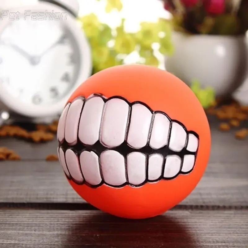 Pet Dog Puppy Ball Teeth Silicon Chew Toys Sound Novelty Playing Funny Toys Akcesoria dla psów Zabawki dla dużych psów Игрушки