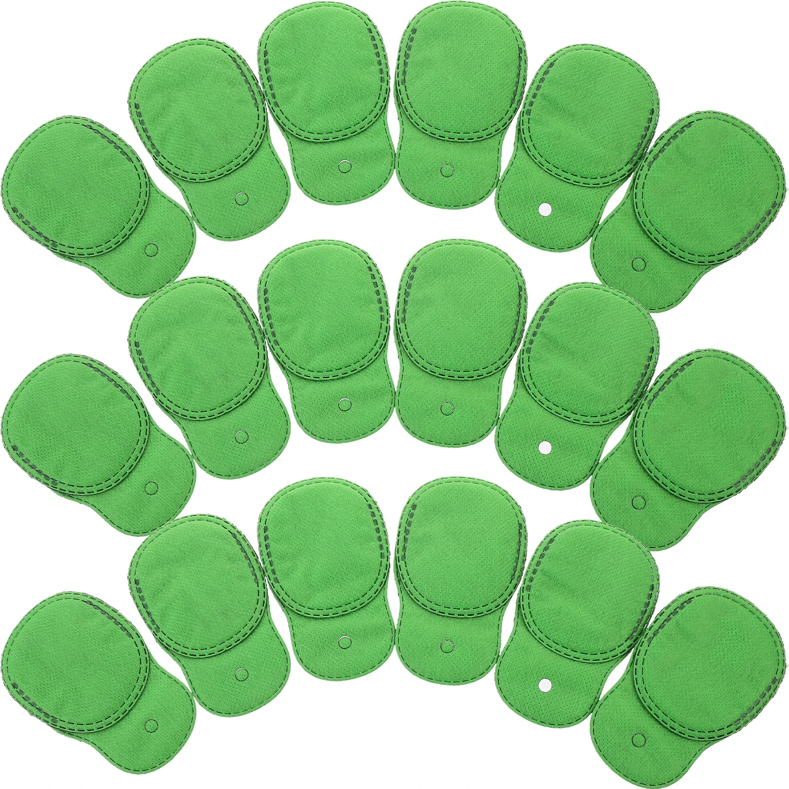 

18 Pcs Children's Blind Eye Patch Mask Amblyopia Patches Green Non-woven Fabric