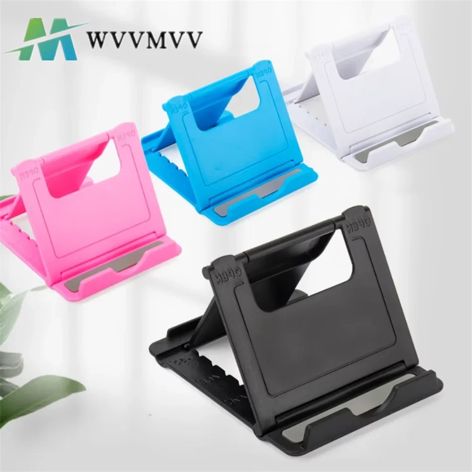 Подставки для телефонов Портативный универсальный складной пластиковый держатель для телефона Поддержка планшетного компьютера для Ipad IPhone Samsung Xiaomi Huawei vivo