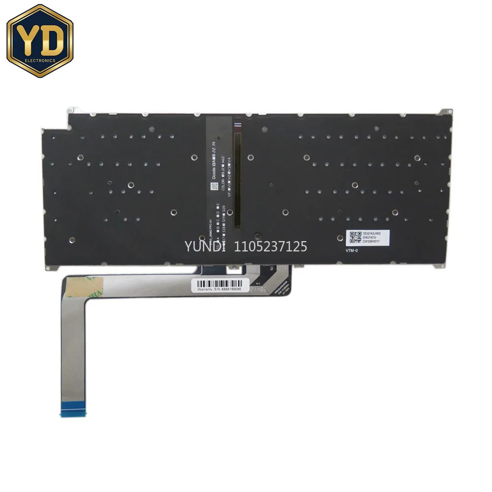 

YD Laptop Backlit SFE16-42 Keyboard For ACM21A33U4 QF03P_A11BWL NKI13131TY PK133TO1A00 United States US No Frame New