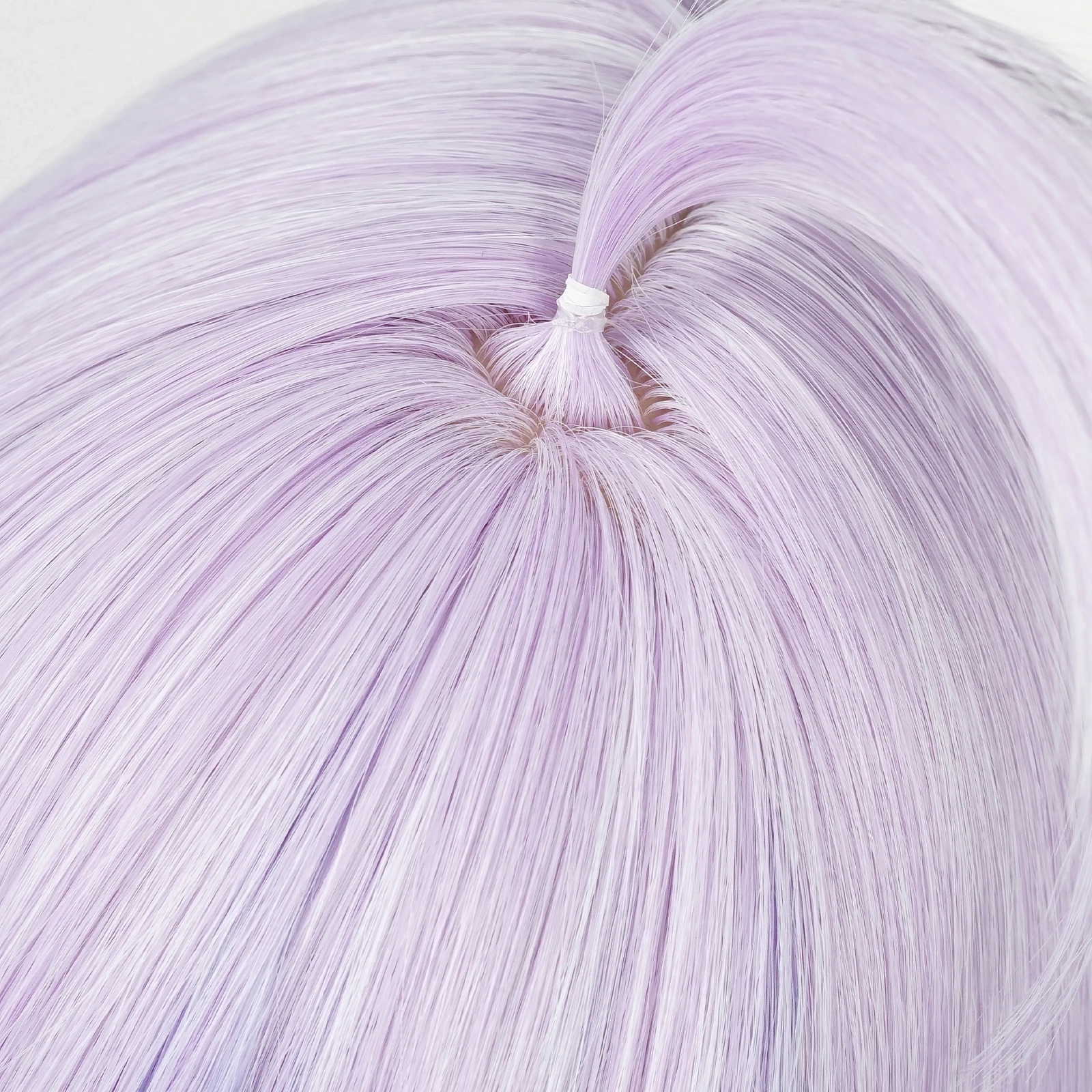 RANYU Honkai Star Rail Bailu Wig Long Synthetic Straight Ombre Purple Gradient Game Cosplay Hair Wig for Party Comic Con