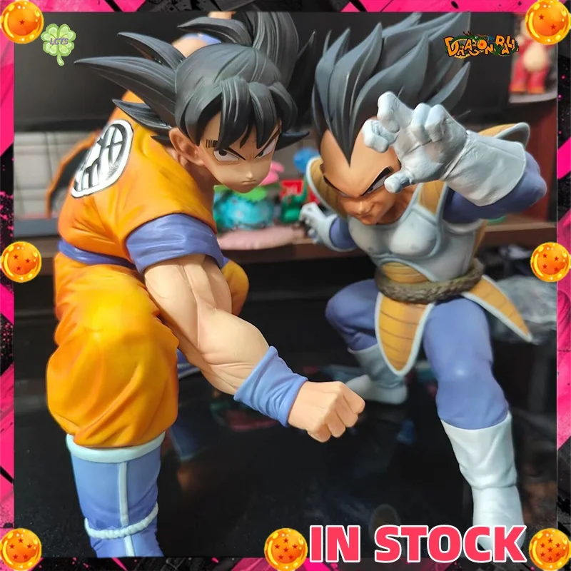 

В НАЛИЧИИ HY Toys 20 см Dragon Ball Z Аниме Фигурка Сон Гоку Вегета Фигурки без основания Статуя из ПВХ Коллекция Модель украшения Подарочная игрушка