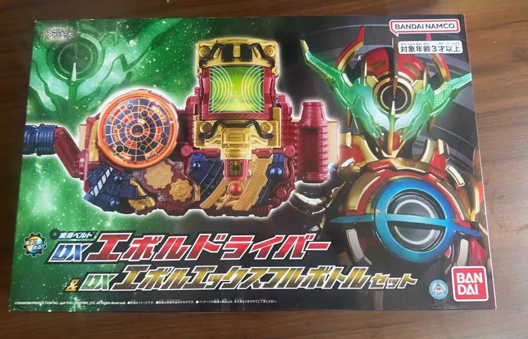 오리지널 반다이 가면라이더 에볼 드라이버 X 풀 세트 빌드 DX 에볼 액션 애니메이션 피규어 모델 컬렉션 장난감 선물 재고 있음