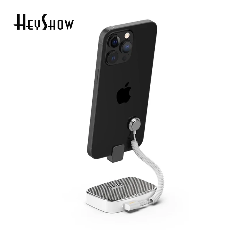 6 PCS Mobile Phone Security Anti-Theft Alarm Stand Fast Charging iPhone Burglar Alarm System Display Holder For Exhibition