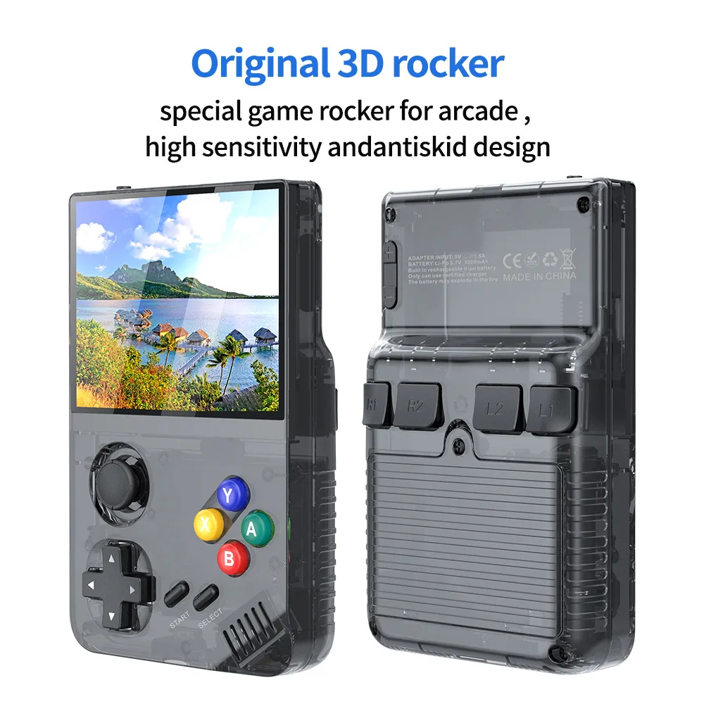 M19 3.5-Inch 4K Hd Groot Scherm 3d Joystick Handheld Game Machine 3d Home Voor Ps1 Ondersteunt 25 Simulators Op De Tv