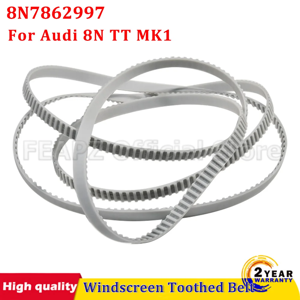 Roadster Roof Guide Wind Deflector For Audi 8N TT MK1  Rear Glass Belt 8N7862997 Windscreen Toothed Belt