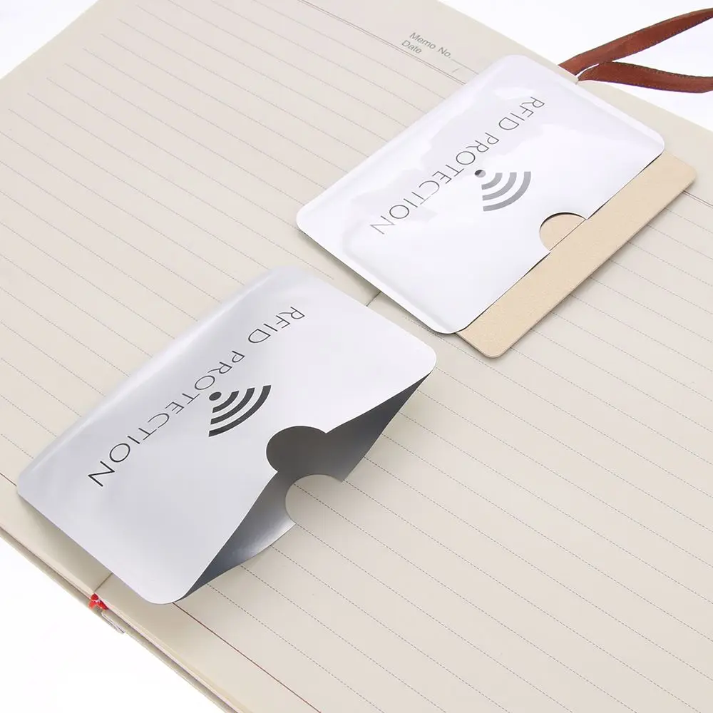 

10/20pcs Safety Credit Cards Covers Wallet Aluminium Anti Rfid Card Case ID Card Holder Anti-theft