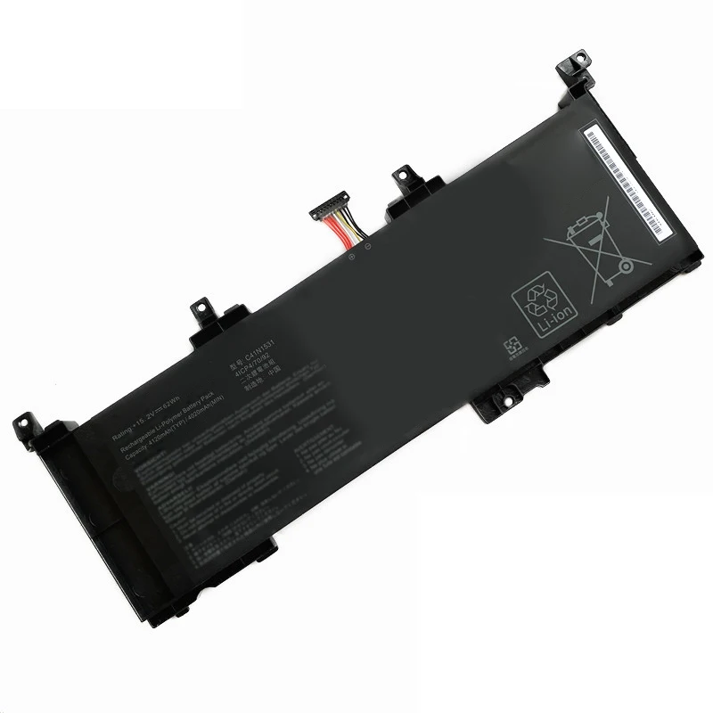 UGB New C41N1531 Laptop Battery For Asus ROG Strix GL502VSK GL502VS GL502VY GL502VY-DS71 GL502VY-DS74 GL502VS-1A RDG 15.2V 62Wh