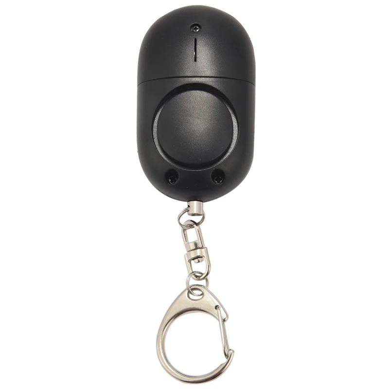 BAAY 4X Personal Protection Alarm Keychain - 130 DB Loud Sonic Siren Device With Flashlight To Increase Safety(Black)