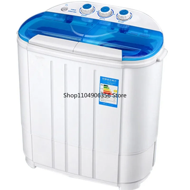 for Double bucket household washing machine small semi-automatic double cylinder elution machine