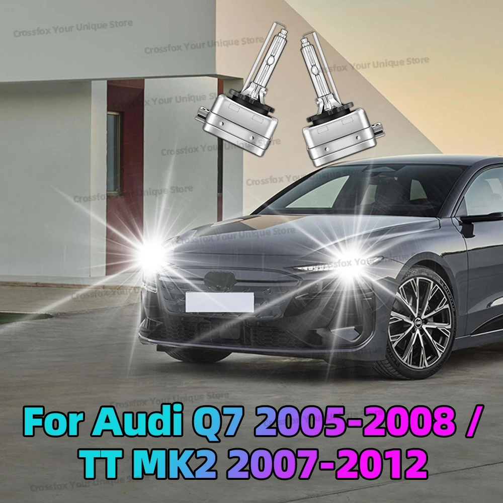 

2x для Audi Q7 2005-2008 для Audi TT MK2 2007-2012 HID фары 6000K 8000K 10000K HID ксеноновые фары 35W D1S DC 12V