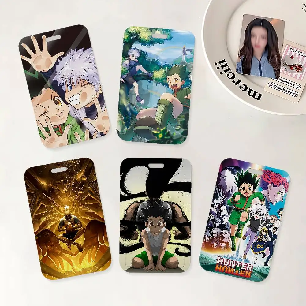 Anime H-HUNTER H-HUNTER Ausweishalter mit Umhängeband für Büro, Schule, Namenskarten, Ausweishülle