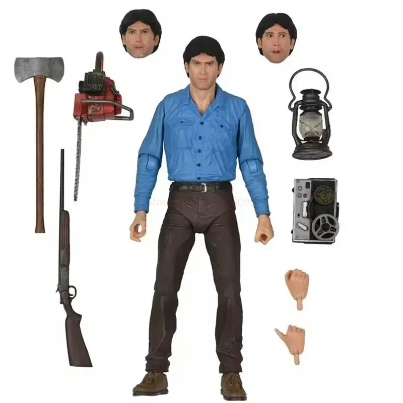 Inventory Neca Evil Dead Grey 8-inch Mobile Frameless Action Doll Model Toy Christmas Halloween Gift