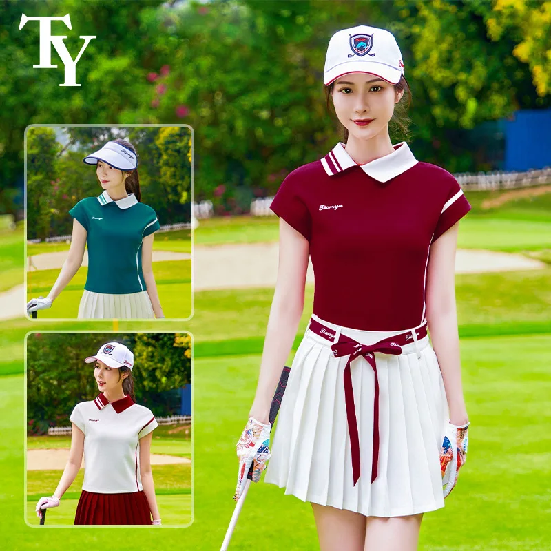 nuova-maglietta-polo-da-golf-per-donna-2026-top-sportivo-vintage-in-poliestere-per-tennis