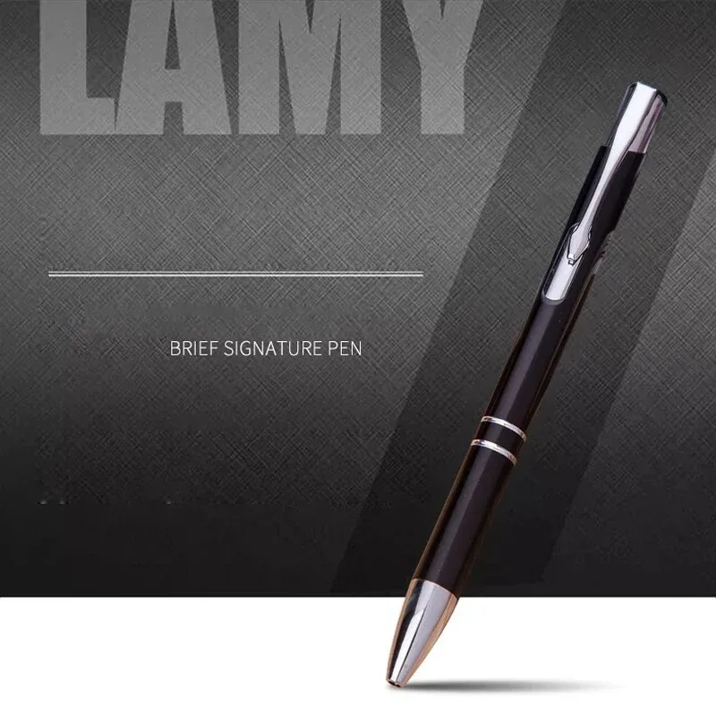 20-200pcs Wholesale Metal Pen Personalized with Your Company Logo PenAdvertising Pen Free Logo Printing Free Design Service