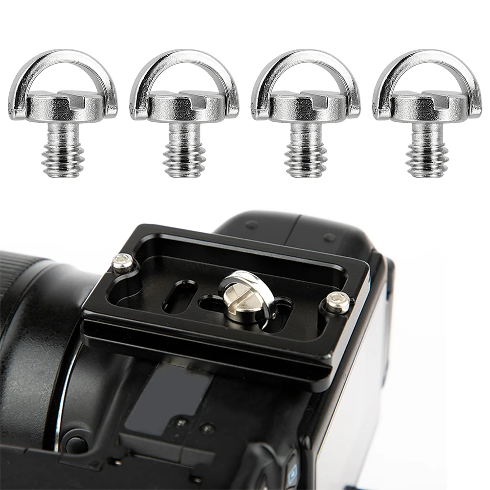 4 قطع حامل ثلاثي لولبي سريع التحرير لمشابك الكاميرا وإكسسوارات التصوير الفوتوغرافي القابلة للتعديل