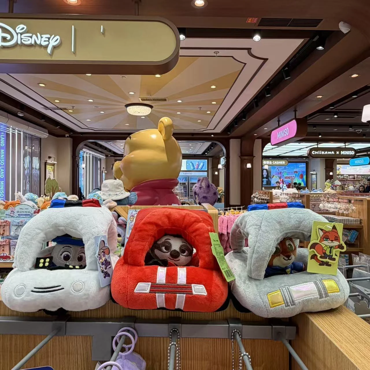 

Disney Zootopia Driving Car Series Plush Doll cute Nick Wilde Judy Hopps Cartoon plush toys Room decoration toys Girl's Gift