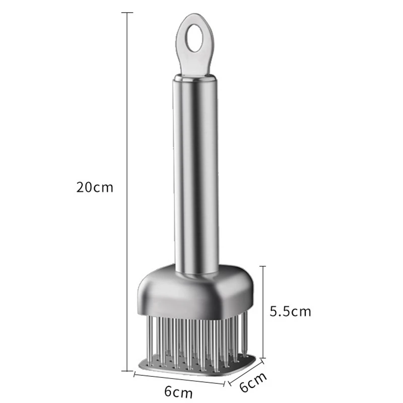 Meat Tenderizer Meat Crusher Stainless Steel Loose Meat Needle Professional Meat Grinder Stainless Steel Machine Needle Portable