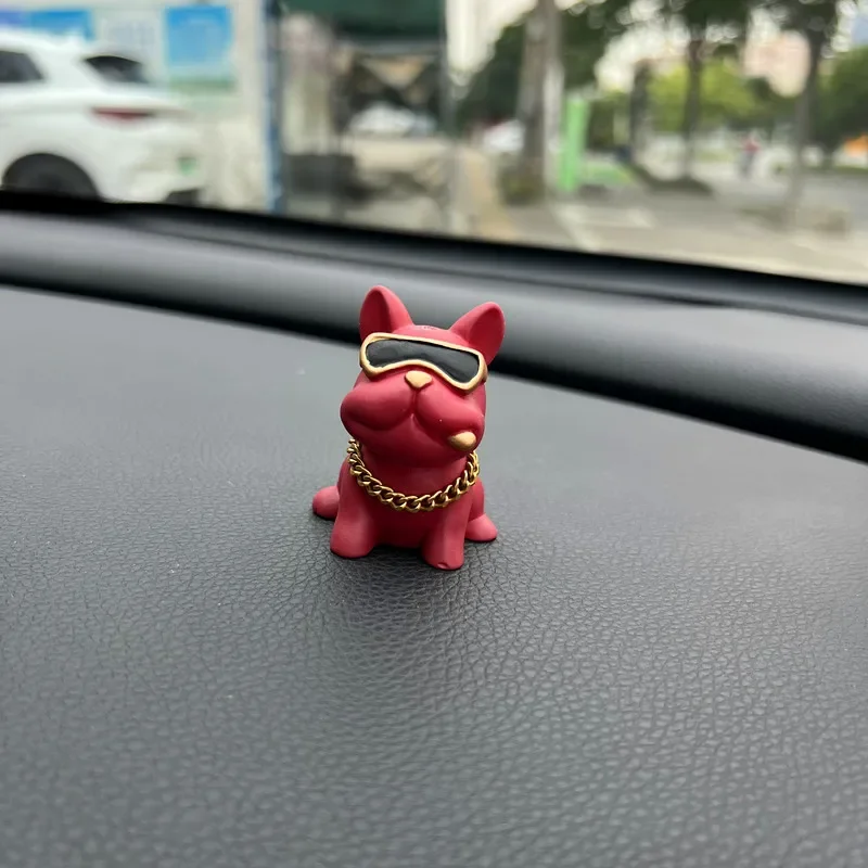 Placa de matrícula de estacionamiento temporal de coche Bulldog para mujeres lindas, placa de teléfono móvil de coche móvil, suministros de