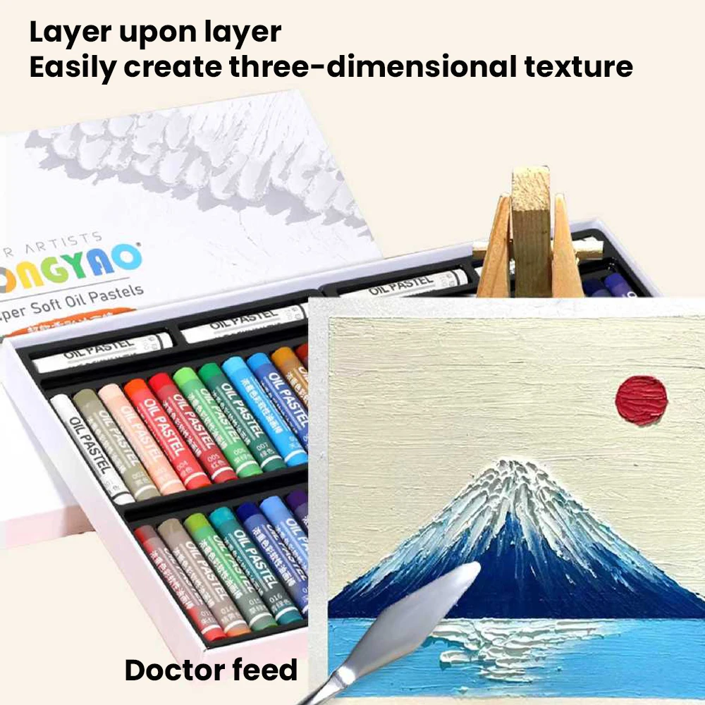 مجموعة زيت باستيل للفنان ، رسم احترافي ، تلوين فن الكتابة على الجدران ، قابل للغسل ، غير سامة ، أداة رسم ، 24 لونًا ، 36 لونًا ، 48 لونًا