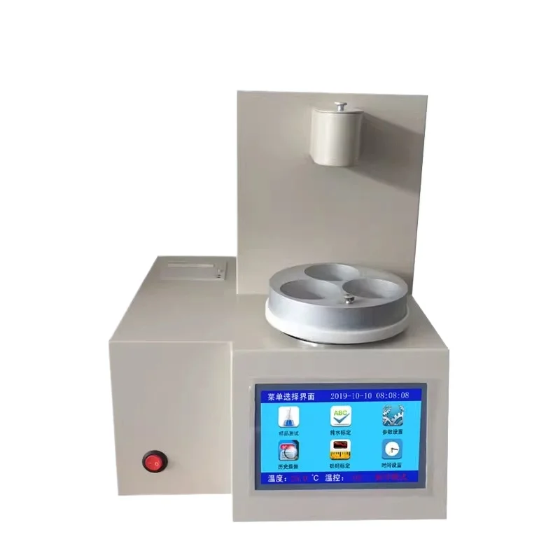 Automatic surface tension instrument synthesis microcomputer computer control table