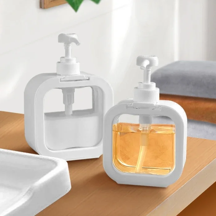 موزعات صابون حمام قابلة لإعادة الملء ، شامبو ، حامل جل استحمام ، زجاجة مضخة حمام فارغة متنقلة للسفر ، زجاجة مضخة استحمام