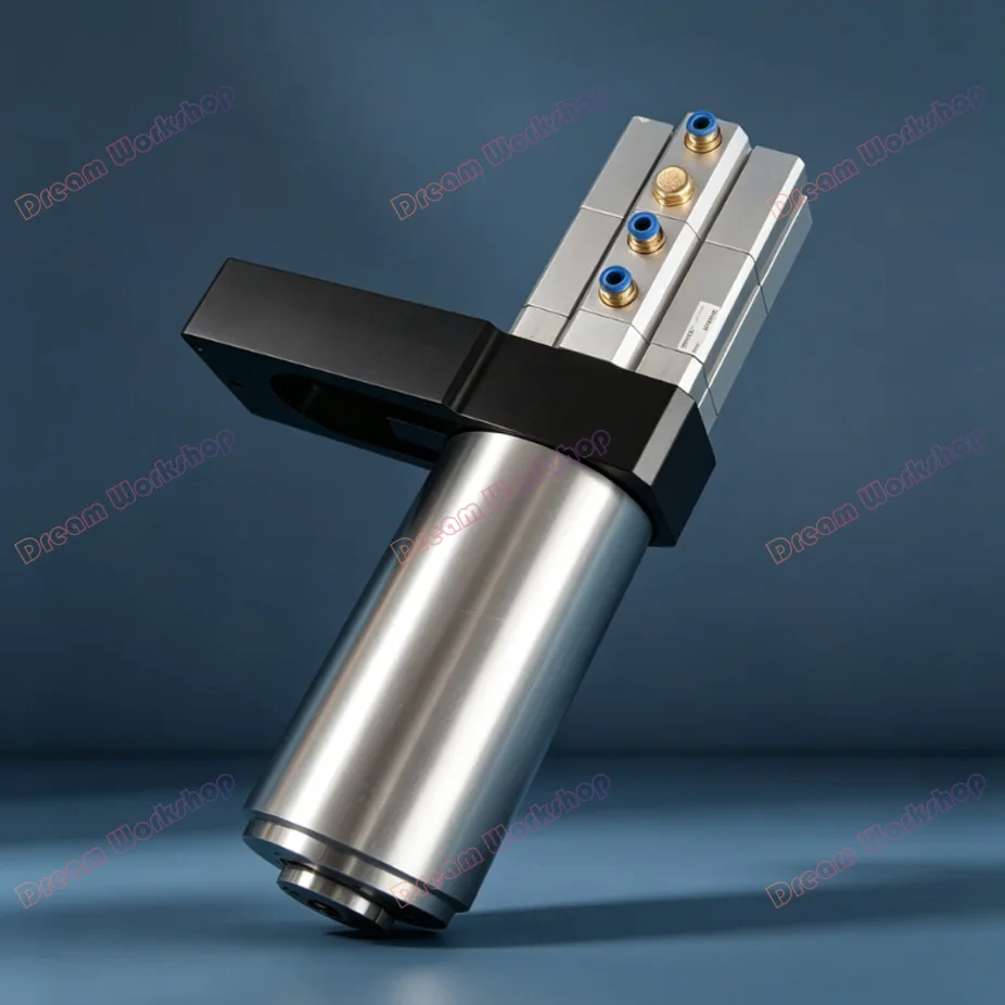 BT30 automatic tool change non-powered spindle for metal mold processing, supports drilling, tapping and center air blowing.