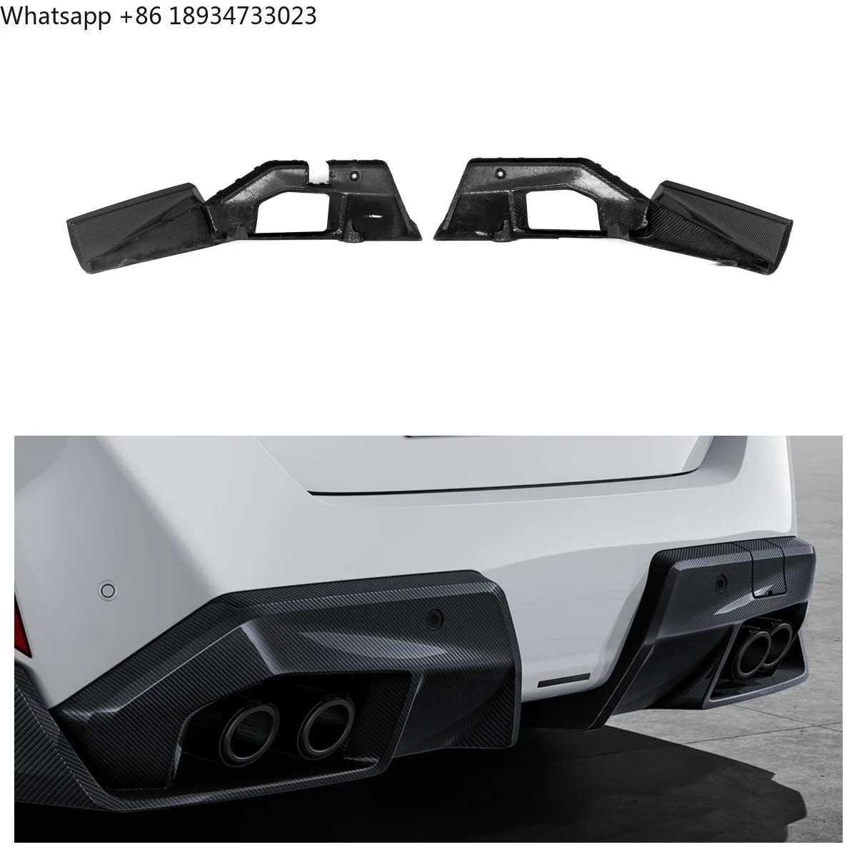 

Задняя губа из сухого углеродного волокна MP Style для BMW M5 G90/G99 2025л