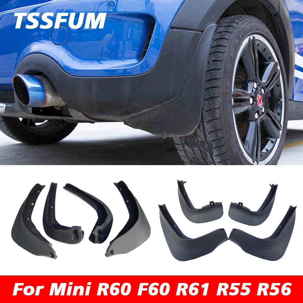 

Защитные брызговики для Mini Cooper S JCW Countryman R60 F60 PACEMAN R61 CLUBMAN R55 COOPER R56, автомобильные аксессуары